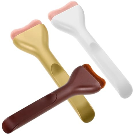 COLLBATH 3 St Sminkapplikatorborste sminkblandningsborste ansiktspulsborste foundation applikator sminkpulsbens sminkborste för foundation Makeupborste för kvinnor Bärbar makeupborste
