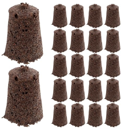 UPKOCH Blocchi di Torba di Cocco per Coltivazione Fuori Suolo, 30 Pezzi di Pellet per Avvio Piante, Substrato Senza Terra per Ortaggi, Fiori e Frutta, Compatibile per Coltura Tissutale