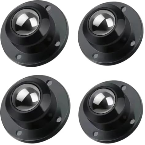 BPABDEITR 360 Rotation Självhäftande Hjul 4-Pack Svart Vit | White L