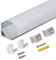 LED Aluminium Profil V 45° 10x1m, LED-Kanäle und Diffusoren mit Endkappen und Befestigungsclipsen für flexible LED-Lichtleisten von StarlandLed …