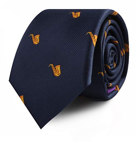 AUSCUFFLINKS Sports & Specialty Neckties | Ties for Men | Woven Skinny Neckties | Present for Work Colleague