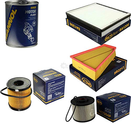 Original SCT Inspektionspaket Filter Set + Motor Flush Motorspülung 11586681