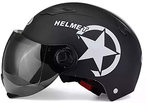 QMZDXH Casque Velo Femme Ville Visiere, Casque de Vélo Léger Réglable 56-60CM avec Visière, Casques de Vélo de Montagne et de Route Réglables pour Adultes et Respirant