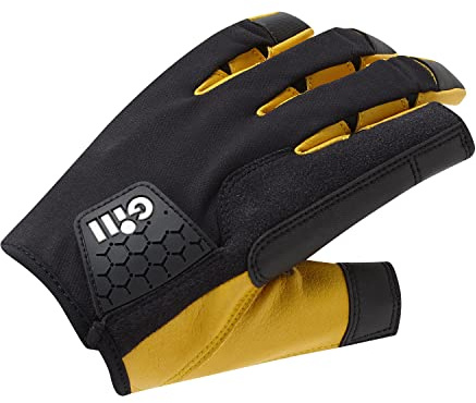 Gill Guanti da Vela e gommone PRO Long Finger da Uomo 7453 - Neri
