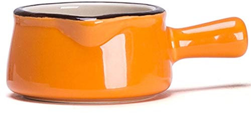 XXXXW Cruche à Lait Porcelaine Gravy Sauce Saucière Saucière Soucoupe Stand Sauce Traditionnelle Porcelaine Saucière avec Soucoupe Pot à Lait Saucière (Color : Yellow, Size : B)