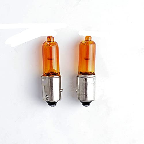 ZMShun 2Pcs Amber BAW9s HY21W 12V 21W Car Turn Signal Lamp Baw9s Auto Bulbs Car Halogen Indicator Brake Fog Reverse Light Bulb