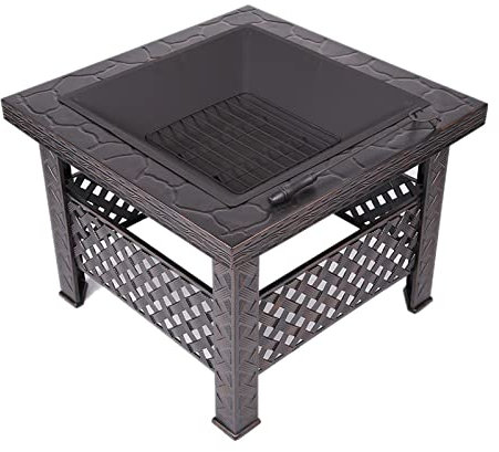 mesa de barbacoa Mesa de barbacoa for patio de Villa, rejilla for barbacoa, estufa de calefacción de carbón, estufa de barbacoa, estufa de carbón, estufa de barbacoa doméstica Interior y exterior