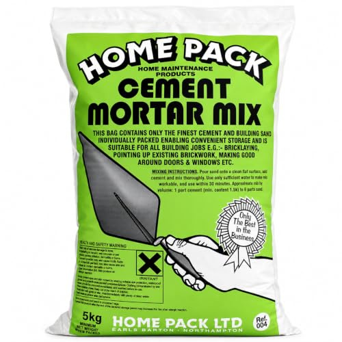Home Pack Mortar Mix Cement Bag And Sand Ready To Use Ideal for Bricklaying Pointing And Rendering Building Suitable For Internal & External (20)