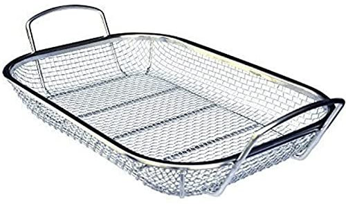 Cesta para Freidora/Cuchara para Espumadera Cesta for freír de acero inoxidable, sartén antiadherente, cesta for patatas fritas, sartén for hornear, rejilla for asar, cesta for cocinar pollo frito Ces
