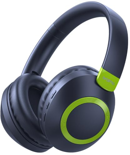 Oraimo BoomPop 2S - Casque Bluetooth 5.3 sans Fil Autonomie 50H Réduction Bruit ANC Micros ENC Appels Clairs Basses Puissantes 40mm Controle par Geste Pliable Sport Voyage Android iOS