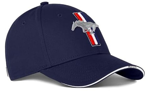 Ford Mustang rPET Baseball Cap Blau verstellbar