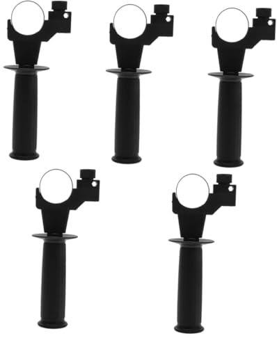 Angoily 5 Sätze Vorderer Griff Des Elektrohammers Buster Schlüssel Vorschlaghammer Leistung Loch Griffwerkzeug Für Den Täglichen Gebrauch Elektrischer Hammergriff Plastik Black 2 Stück * 5