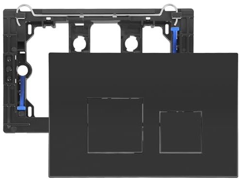 Plaque de commande WC suspendu – Compatible Geberit Sigma 20, UP300 & UP320 – Plaque de déclenchement Geberit pour chasse d’eau double, silencieuse, durable et économe en eau – 1 pièce