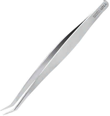 YNR Professional Tick Remover Tweezers - Flea Removal Tool, Painlessly, Reliable Stainless Steel Tick Tweezer for Humans, Pets, Dogs & Cats | (47D)