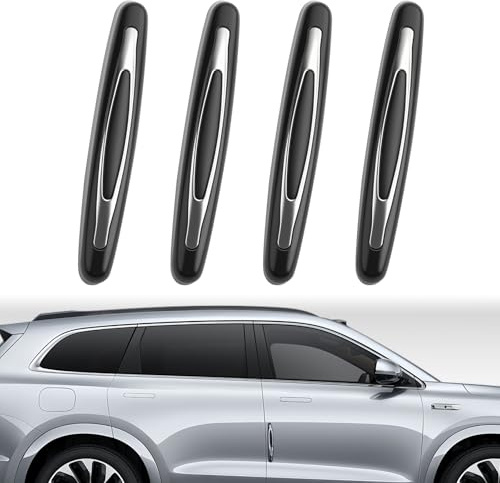 4 Stück Autotür Kantenschutz,Anti Kratzer Auto Türkantenschutz,Universal Türkantenschoner Aufkleber,Geeignet für Autos,PKW,LKW,SUV (Schwarz)