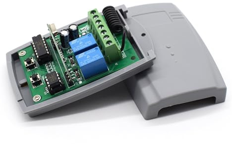 Controlador receptor de puerta garaje universal con código desplazamiento 12-24 V CC(433mhz Universal receiver)