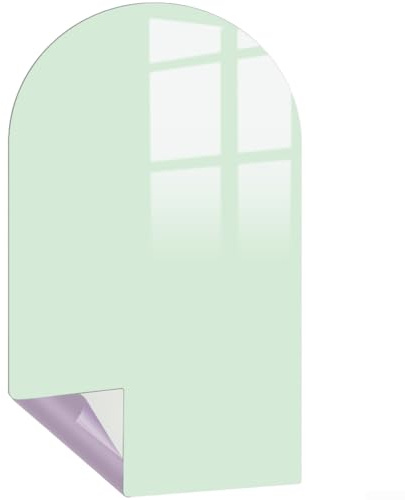 Magnettafel Kinder 100x40 Selbstklebende Magnetwand & Magnetfolie für Kinderzimmer mit Kreide und Tuch(Grün)