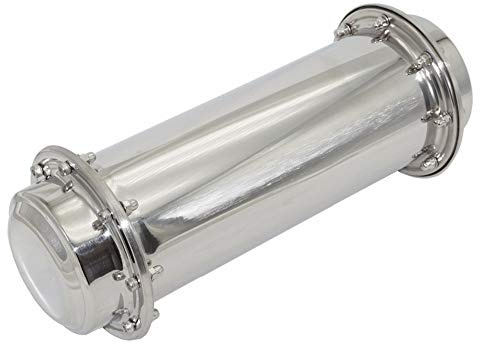 GOONSDS en Acier Inoxydable Étanche Time Capsule De Verrouillage De Conteneurs De Stockage Futur Cadeau 19.68Inch / 50Cm