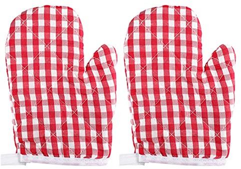 2pcs Kinder Ofenhandschuhe Ofenhandschuhe Hitzebestaendig: Backofen Handschuhe Oven Gloves Grillhandschuhe Küchenhandschuhe Für Topflappen Kochen Grill Braten Backen