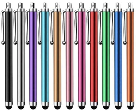 Ziyan 10 Stück Stylus Universal Eingabestift Stift Touch Pen für Handy Tablet Alle Smartphone Kapazitiven Touchscreen