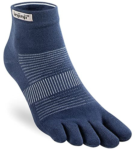 Injinji Run Original Weight Mini Crew Socken, navy, L