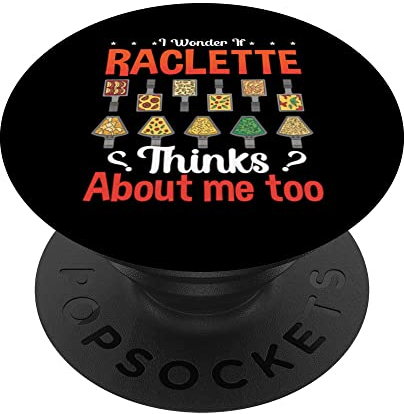Raclette Cheese Grill Machine Dinner Fondue Recipes PopSockets Swappable PopGrip