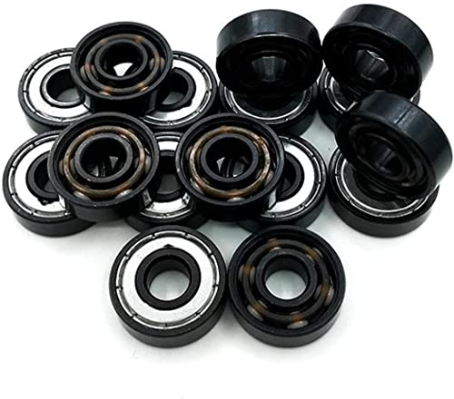 KOFORD Kugellager 608Z Abec-11 Kugellager 608 weiße Keramikkugeln Inlineskate Rollschuhe Skateboard Kugellager Ceramica
