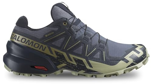 Salomon Herren Speedcross 6 GTX Running Shoes, Grau-Grisaille, 44 EU