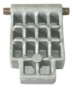 Ersatzteil Gartenhäcksler Schredder Gegenplatte passend für ASGATEC EH 2501 Häcksler Walzenhäcksler