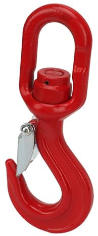 Drehhaken für Kran, Legierter Stahl, 3,15 Tonnen, Windenhaken, Hebehaken, Robuster Rigging-Haken mit Lager Zum Heben, Bauen an Docks, Häfen, Schiffen, Containern.