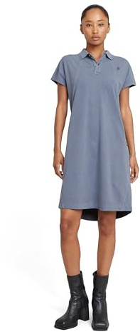 G-STAR Para Mujer Vestido Seam Detail Polo, Púrpura (amann GD D25910-D756-H324), S