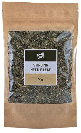 Lowhill Valley Stinging Nettle Leaf Herbal Tea - Urtica dioica Cut And Dried Leaves - Nutrient-Rich Loose-Leaf Tea for Wellbeing – No Additives or Preservatives – Organically Grown – 50g