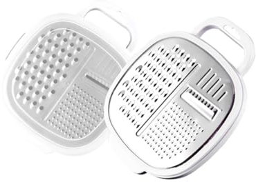 Cabilock De Alimentos Cortador De Queso Rallador De Verduras Acero Inoxidable Mango Ergonómico De Para Rebanar Blanco