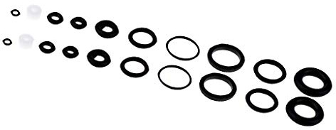 2 Sets Black O-Ring Rubber Seals Suitable for Airbrush Internal Sealing Ring AC084