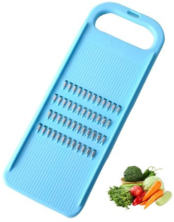 1pcs Plastic Grater for Vegetable,Vegetable Onion Cabbage Potato Cucumber Grater, Food Shredder Salad Cheese Slicer,Safety Chopper, Handheld Chipper with Stainless Steel Blades