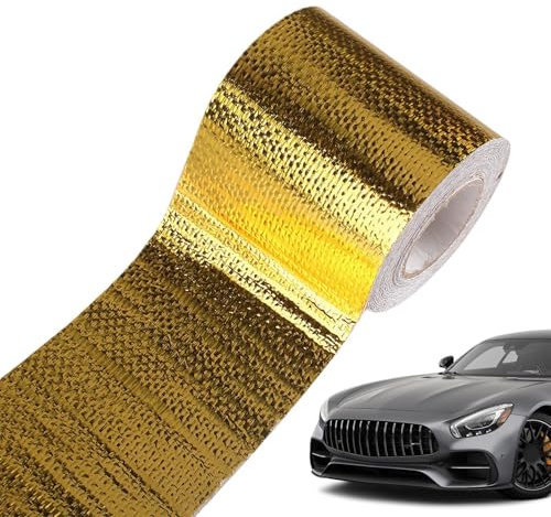 Generisch Nastro adesivo in alluminio, 10 m x 5 cm, resistente al calore, schermatura e isolamento, riparazione guarnizioni, nastro autoadesivo in alluminio