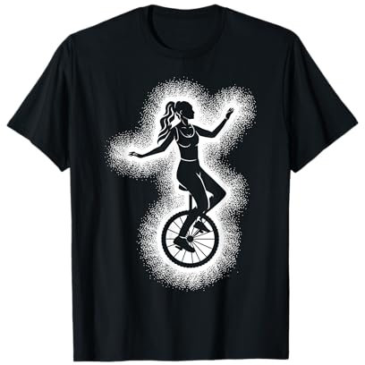Einrad Mädchen Kinder Unicycle T-Shirt