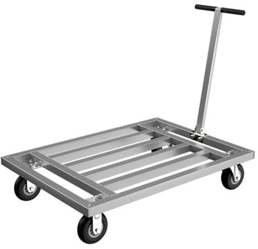 gorilla cart, Foldable Flatbed Truck Cargo Trolley Transporter Household Flatbed Truck Portable Trailer Folding Trolley Construction Site,Versatile Garden & Yard Cart for All Seasons(XL)