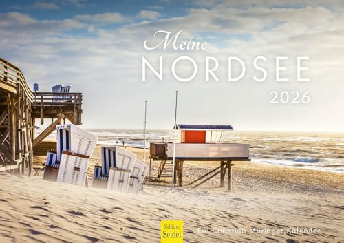 Utgåva Seidel Premium kalender My Nordsjön 2026 format DIN A3 väggkalender Europa Tyskland München slott natur Alperna berg sjö tågspets Christian Müringer