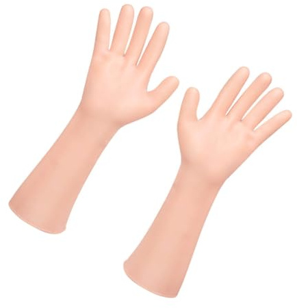 SAFIGLE Guanti Idratanti Lunghi in Sebs per Mani Secche e Rugose Trattamento di e Morbidezza Guanti Protettivi Elasticizzati per Secca e