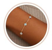 KELAIEN Gold Bracelet Dainty 14K Gold Plated Stackable Bracelets for Women No Tarnish Trendy Charm Best Friend Bracelet Stack for Birthday Jewelry