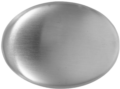 VILLCASE Savonnette en Acier Inoxydable Anti-Odeurs Portable Barre Compacte Réutilisable pour Éliminer Odeurs la Cuisine et Mains Savonnette Désodorisant Sûr et Solide Nettoyage Facile