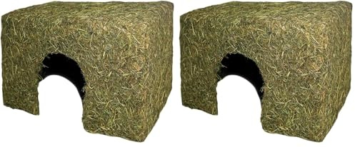 bubimex Maison de Foin pour Petit Animal 27 x 19 x 18 cm (Lot de 2)