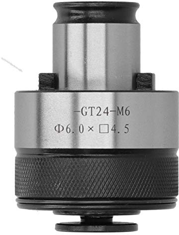 Tapping Collet Chuck Holder for Tapping and Milling Machines - JIS GT24 M6 Tooling with Overload Protection and Adjustable Torsion Made of High Speed Steel