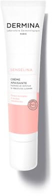 DERMINA - Crème Apaisante Peaux Intolérantes - 40 ml, Centella Crème avec Centella Asiatica et Acide Hyaluronique, Unifie le Teint de la Peau,hydratée