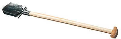 Unbekannt Damenspaten Elke mit geschmiedetem Tritt und 85 cm lackiertem Eschenstiel (deutsche Form)