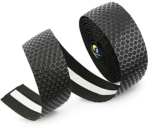 TOPCABIN Bicycle Bar Tape EVA Camouflage Series Comfort Road Bike Handlebar Tape Bike Bar Tape with Bar End Plugs-2 Rolls