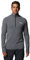 Mountain Hardwear Herren Polartec Power Stretch Pro 1/4 Zip Thermojacke, Foliengrau, X-Groß