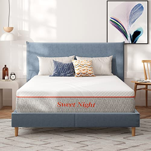 Sweetnight Materasso in Memory Foam e Schiuma Fredda, Materasso Matrimoniale 160x190, Altezza 22 cm, H3 & H4 Ergonomico 7 Zone, Fascia 3D Traspirante con Coprimaterasso Lavabile (160 x190 x 22cm)