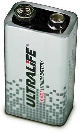 Ultralife U9VL-J-P - 9V Block Power Cell Lithium Batterie 9V 1200mAh